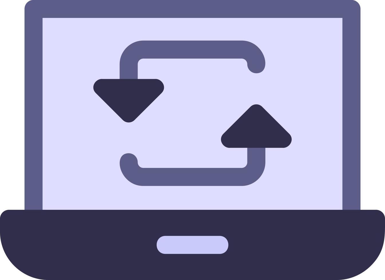 Data Synchronization Vector Icon Design