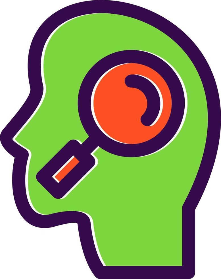 Self Exploration Vector Icon Design