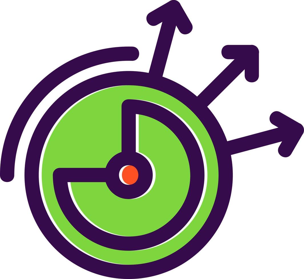 Detection of Regularities Vector Icon Design