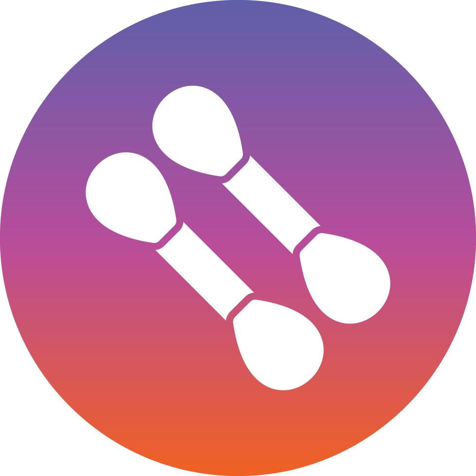 Cotton Swab Vector Icon Design