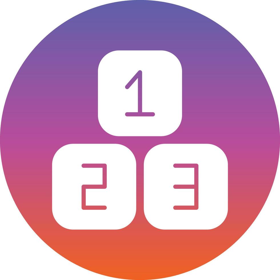 Blocks Vector Icon Design