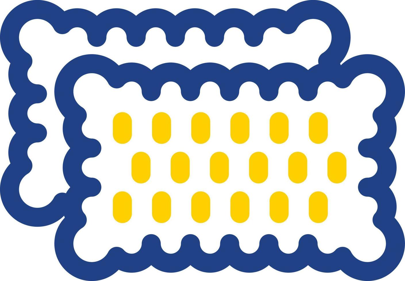 Biscuit Vector Icon Design