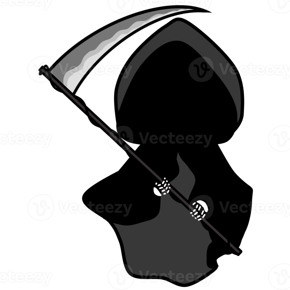 Grim Reaper with  sickle png