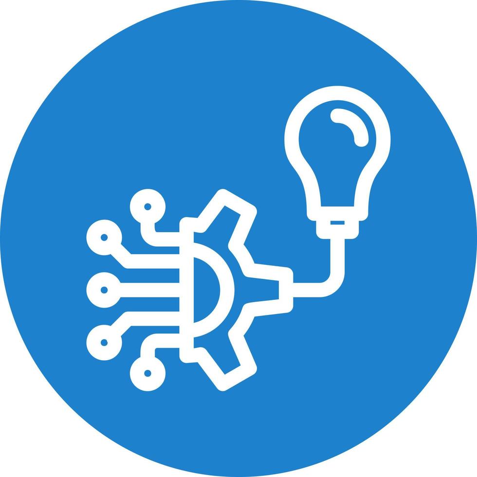 Machine Learning Vector Icon Design