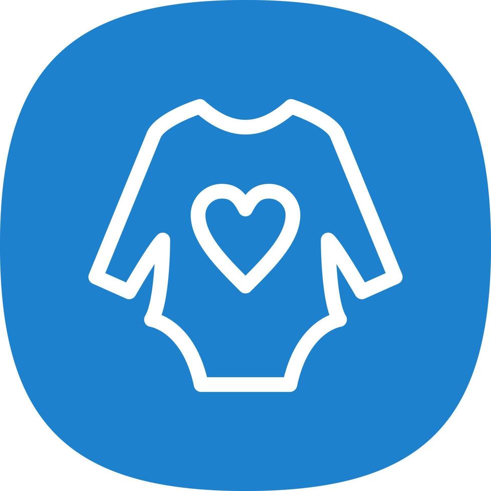 Baby Clothes Vector Icon Design