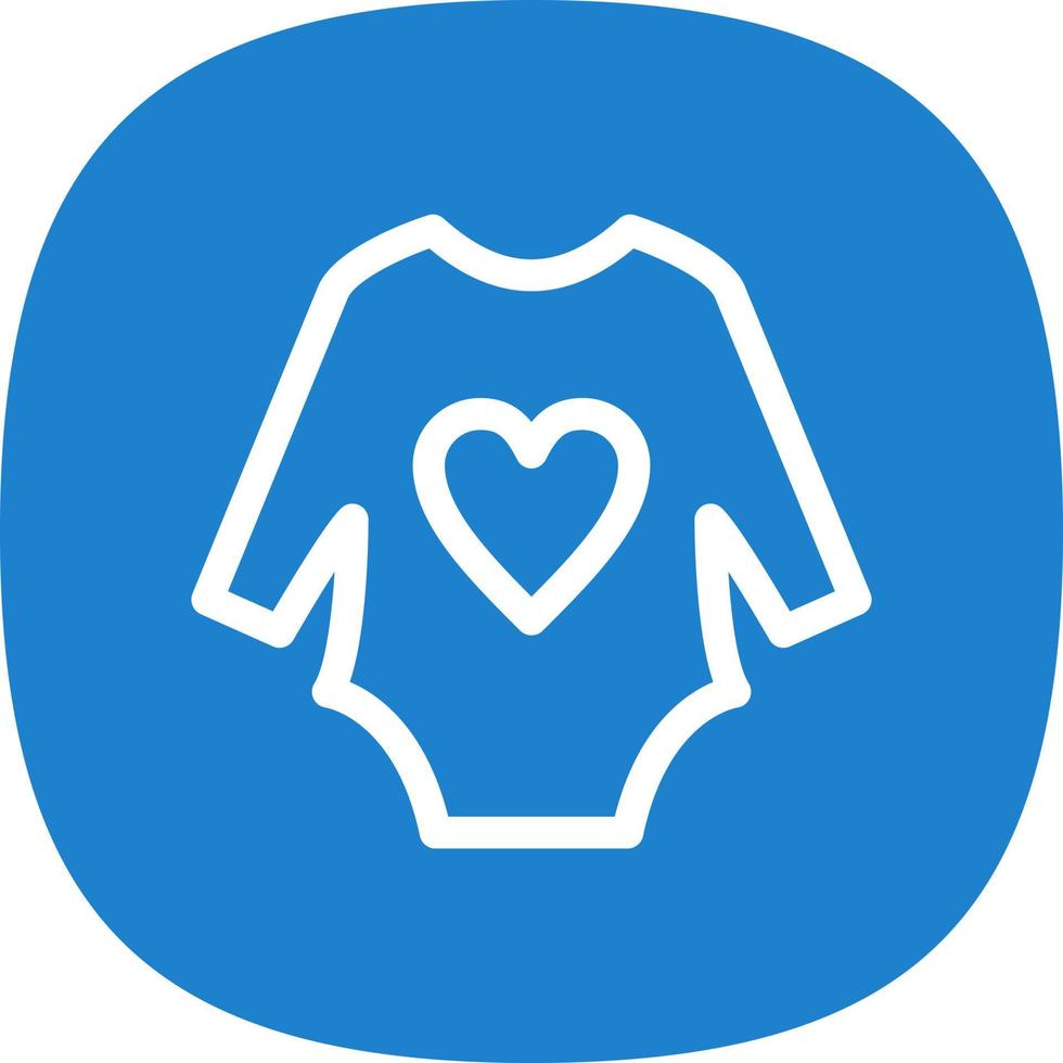 Baby Clothes Vector Icon Design