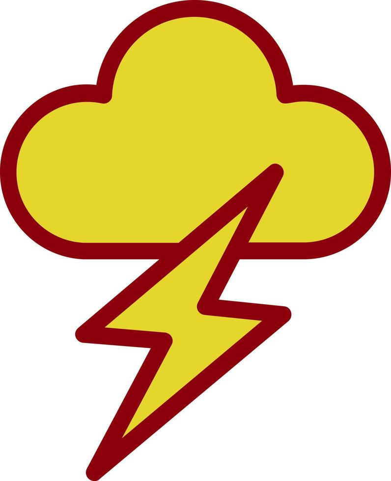 Lightning Vector Icon Design