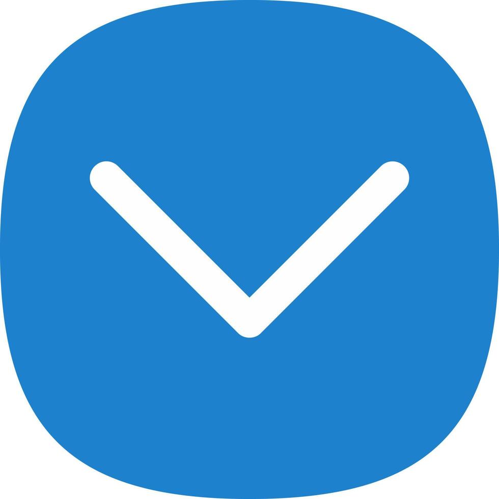 Down Vector Icon Design