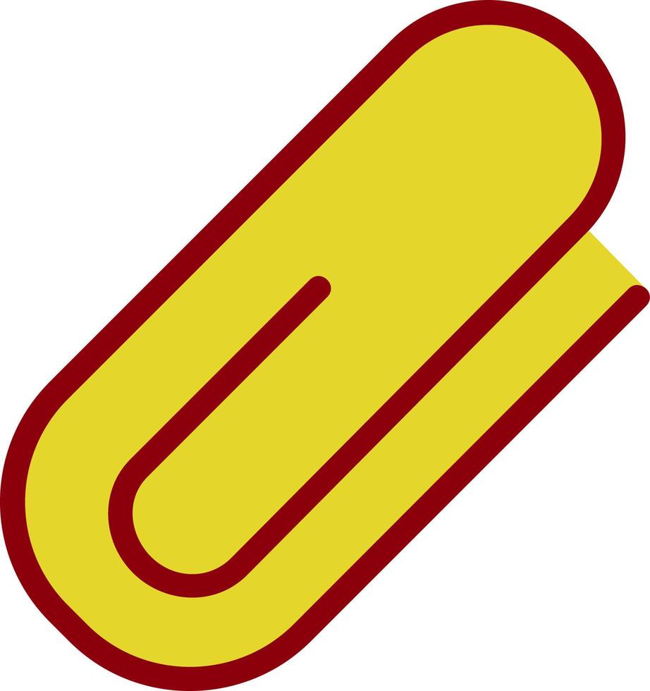 Paperclip Vector Icon Design