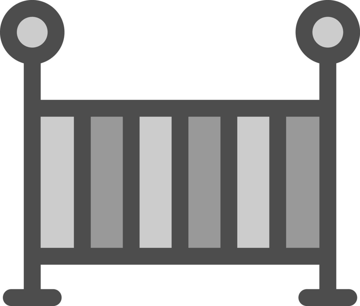 Baby Crib Vector Icon Design