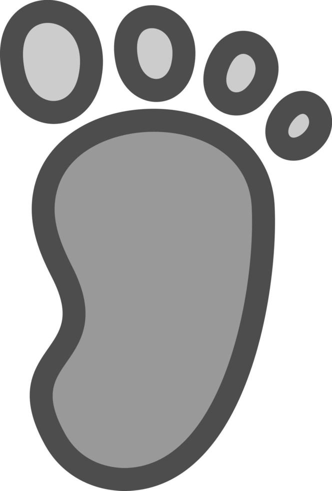 Footprint Vector Icon Design