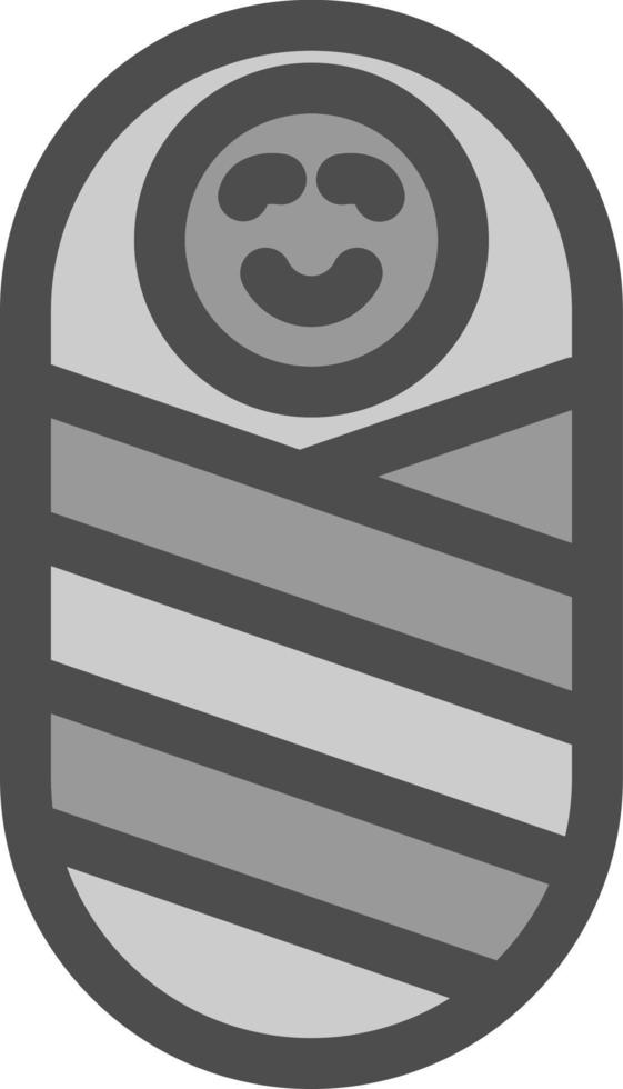 Newborn Baby Vector Icon Design