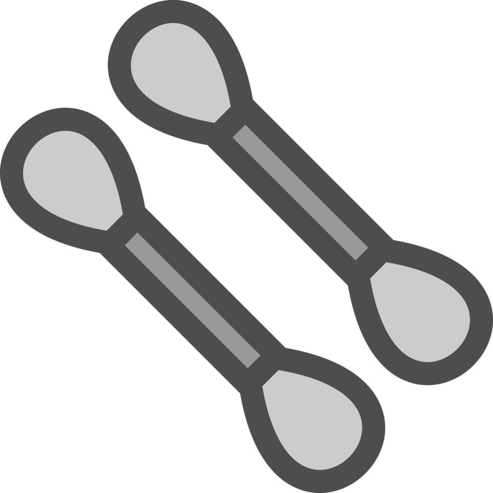 Cotton Swab Vector Icon Design