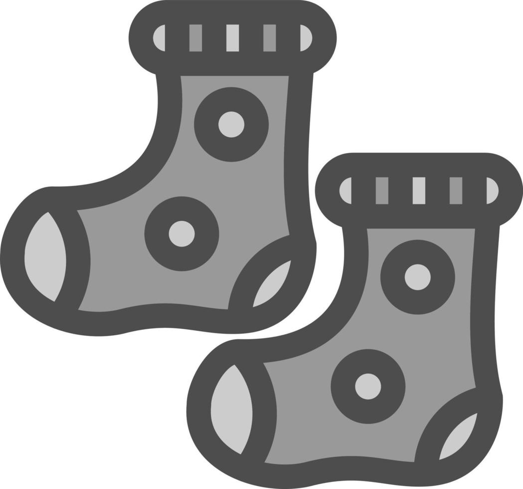 Baby Socks Vector Icon Design