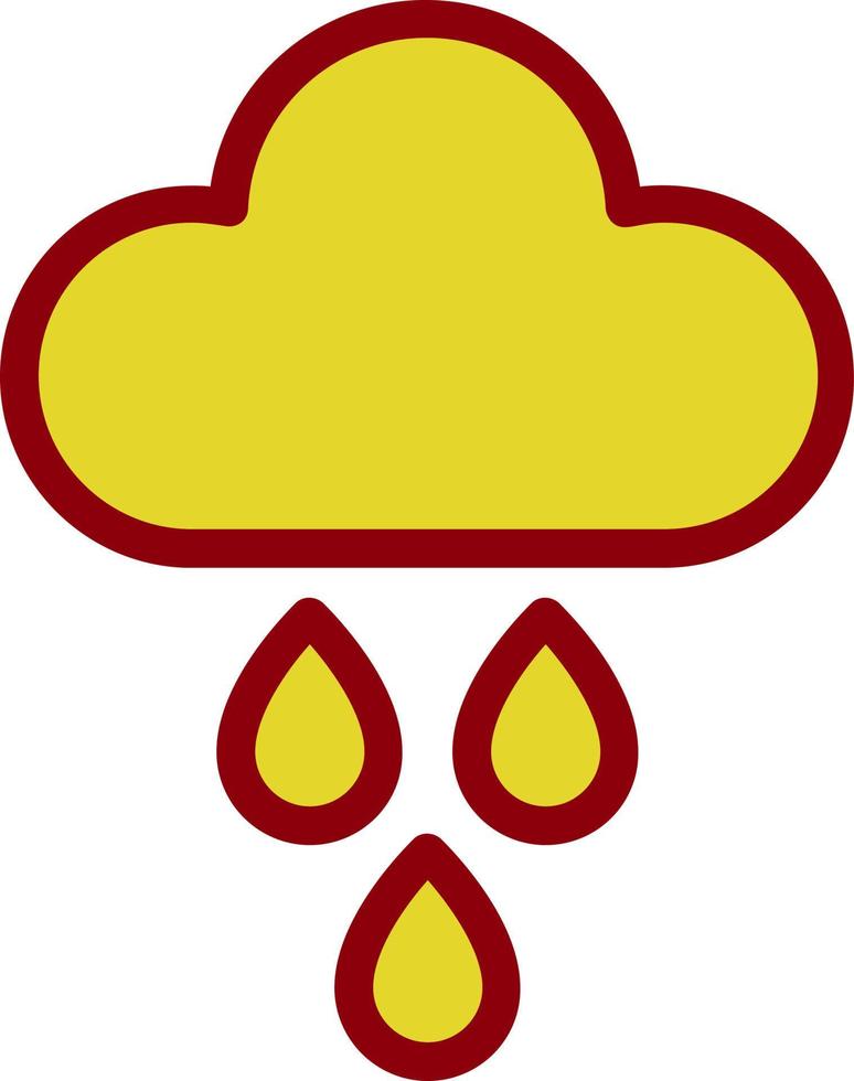 Rain Vector Icon Design