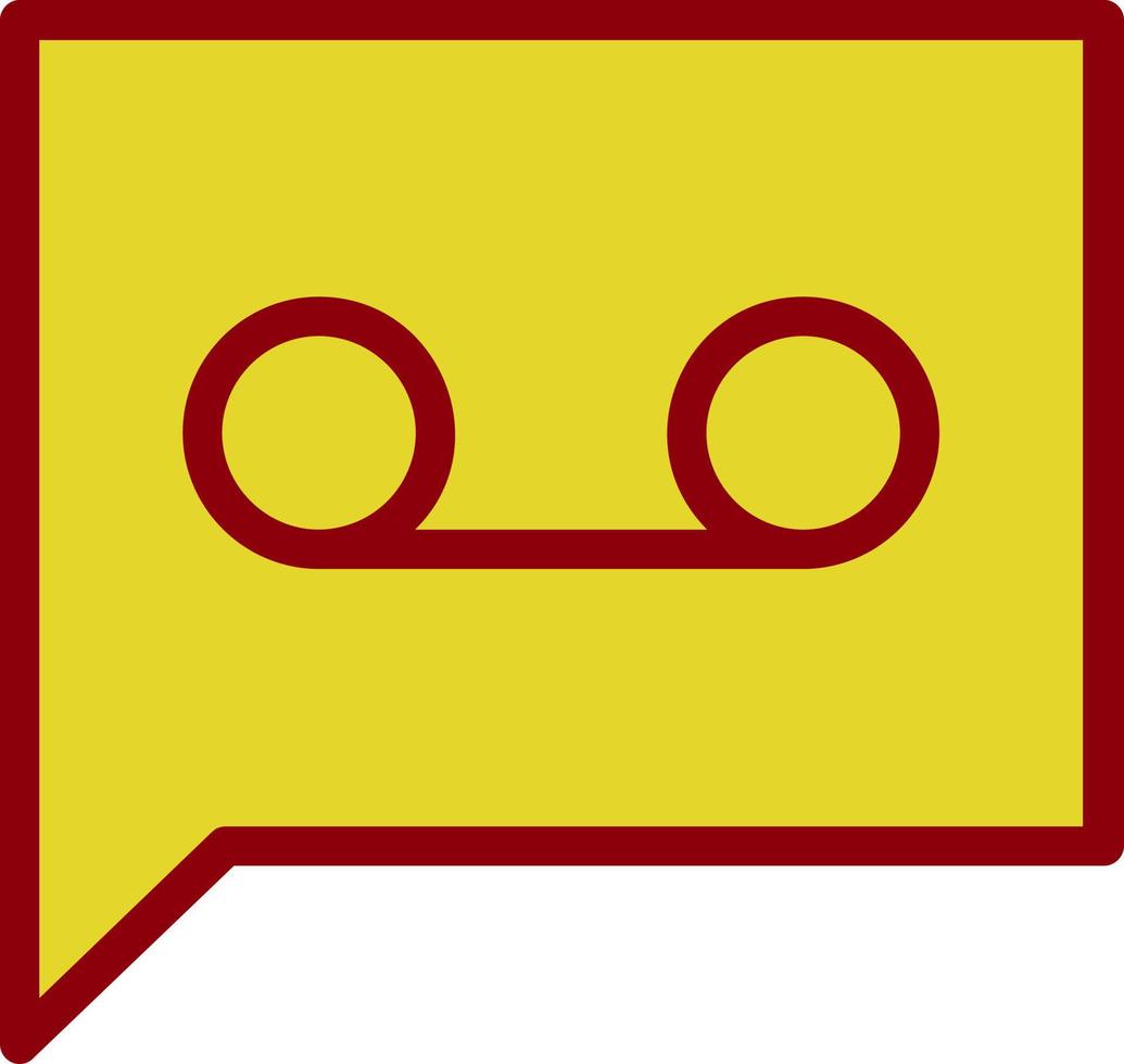 Voicemail Vector Icon Design