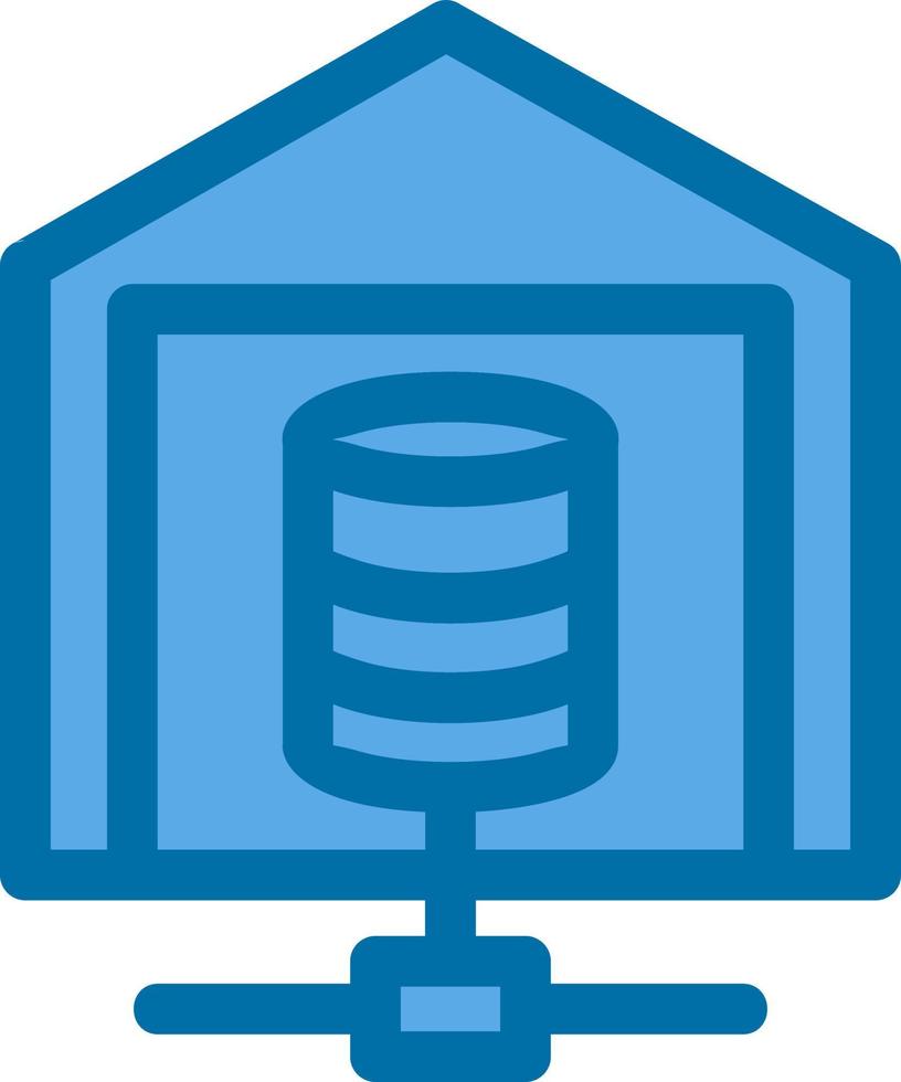 Data Warehouse Vector Icon Design