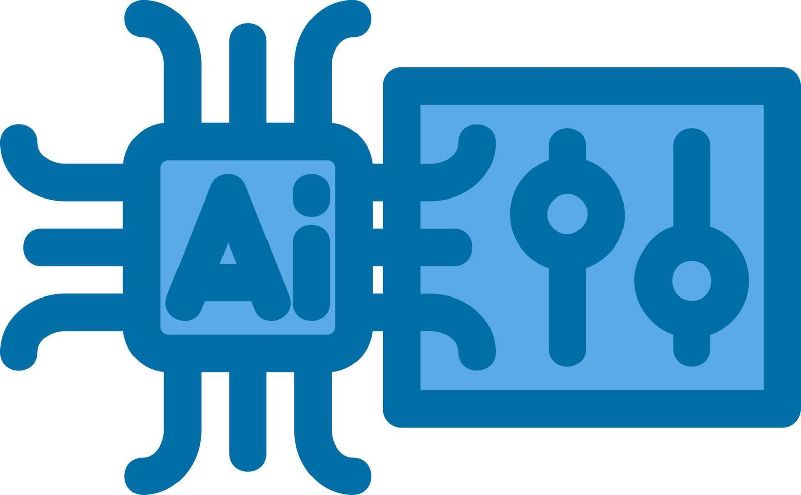 Intelligent Control Vector Icon Design