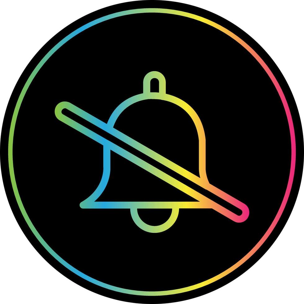 Bell Off Vector Icon Design