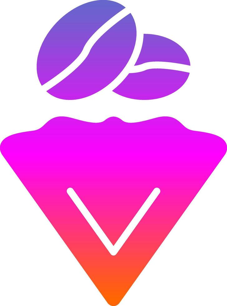 Coffee Filter Vector Icon Design
