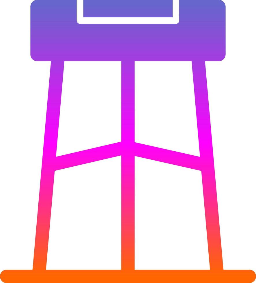 Bar Stool Vector Icon Design