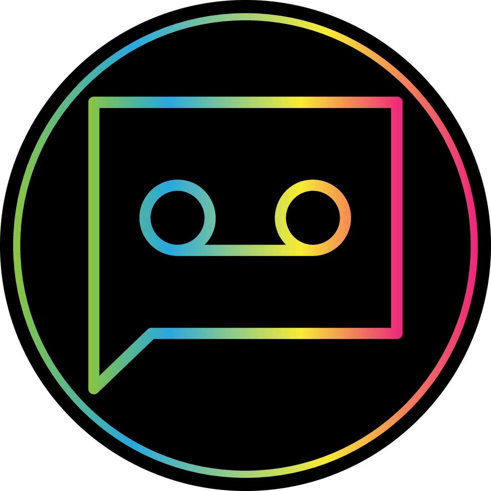 Voicemail Vector Icon Design