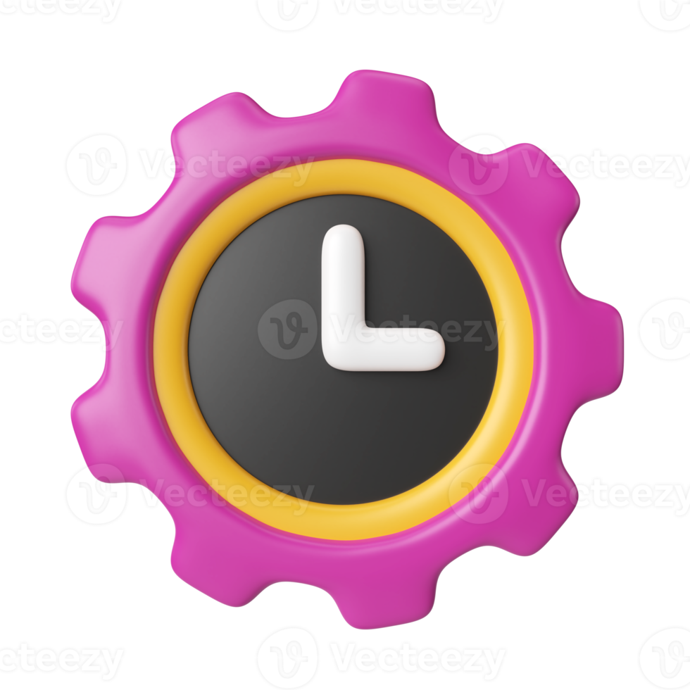 Time Management 3D Illustration Icon png