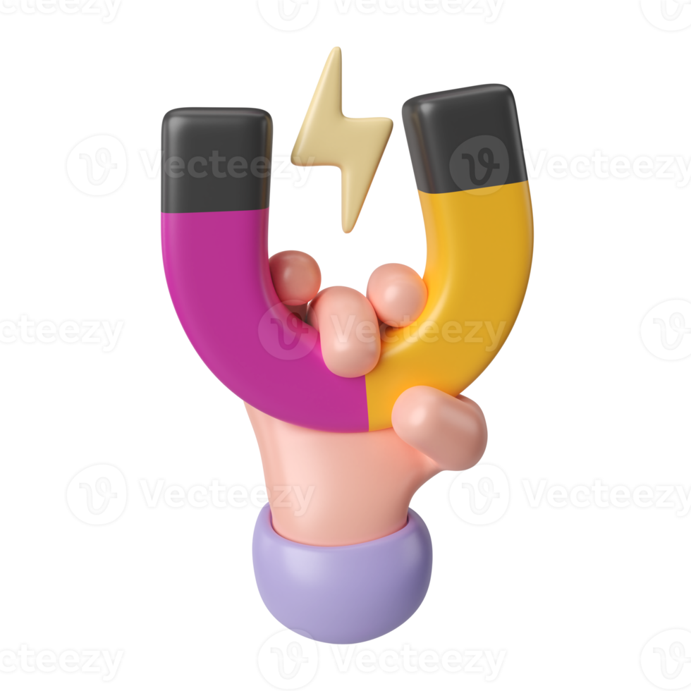 Business Attraction 3D Illustration Icon png