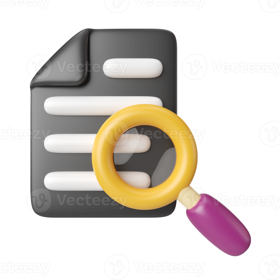 Analyze 3D Illustration Icon png