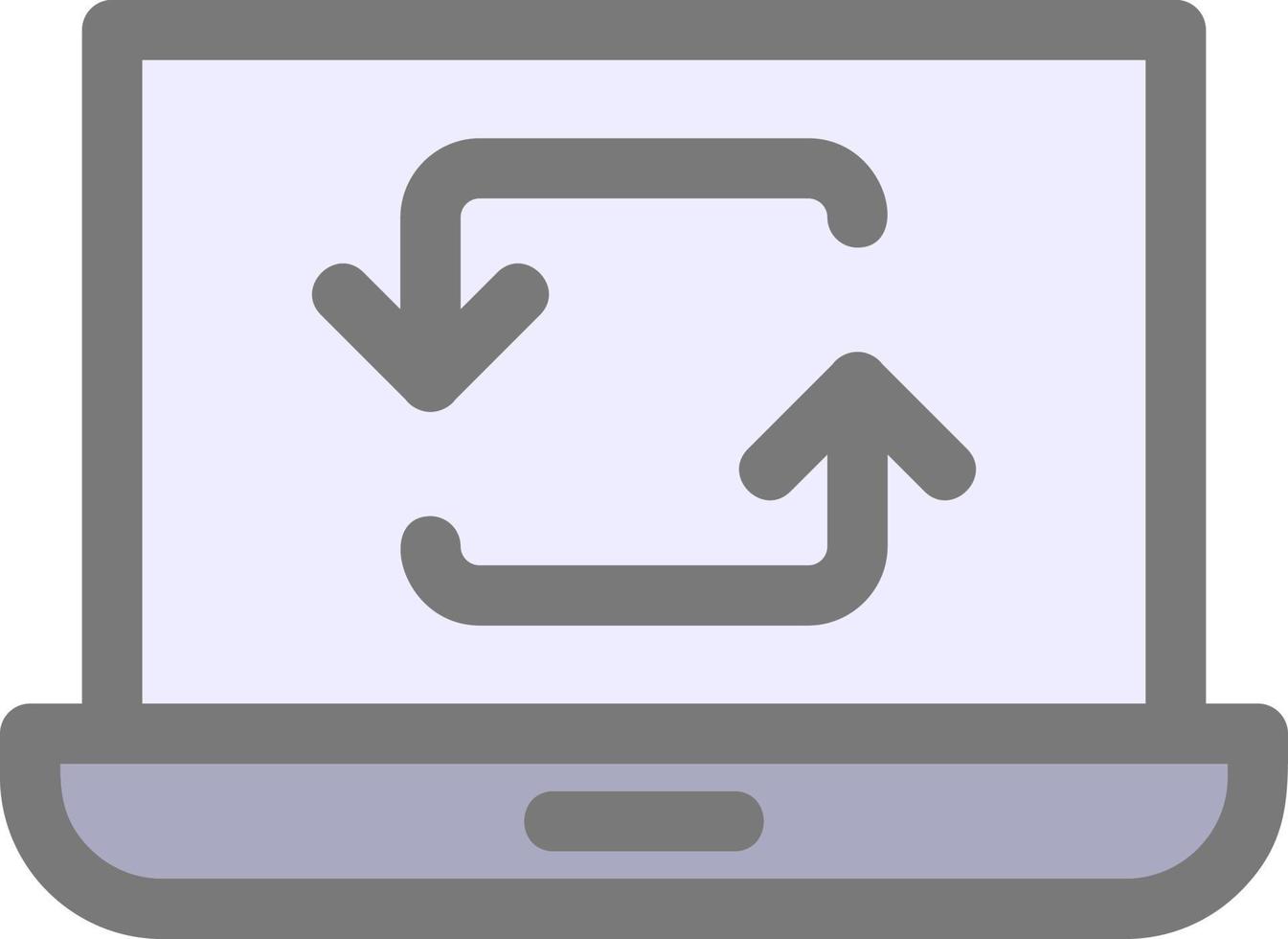 Data Synchronization Vector Icon Design