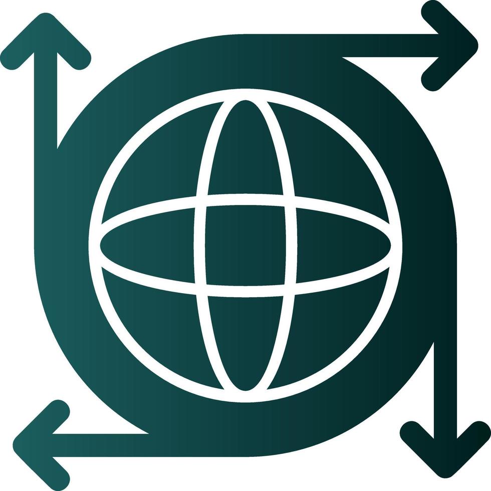 diseño de icono de vector de infraestructura global