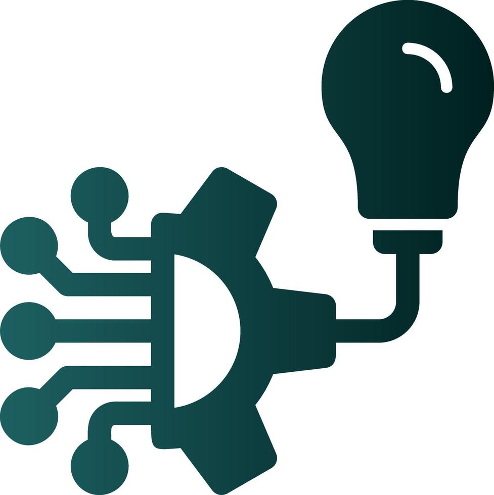 Machine Learning Vector Icon Design