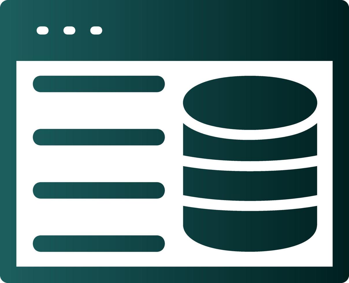 Data Interpretation Vector Icon Design