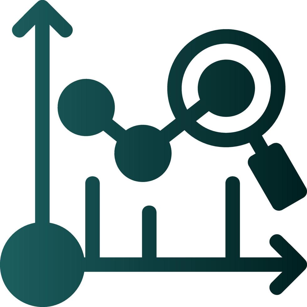 Predictive Analytics Vector Icon Design