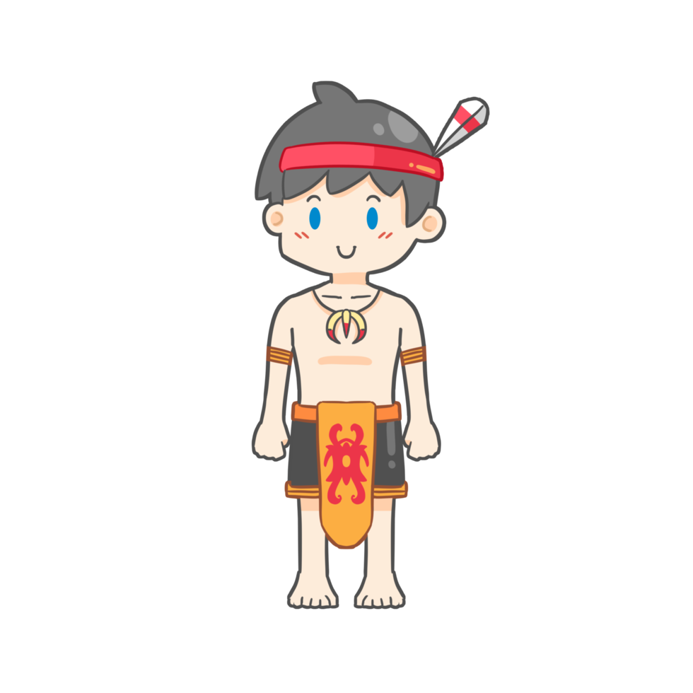 Cute Dayak Boy png