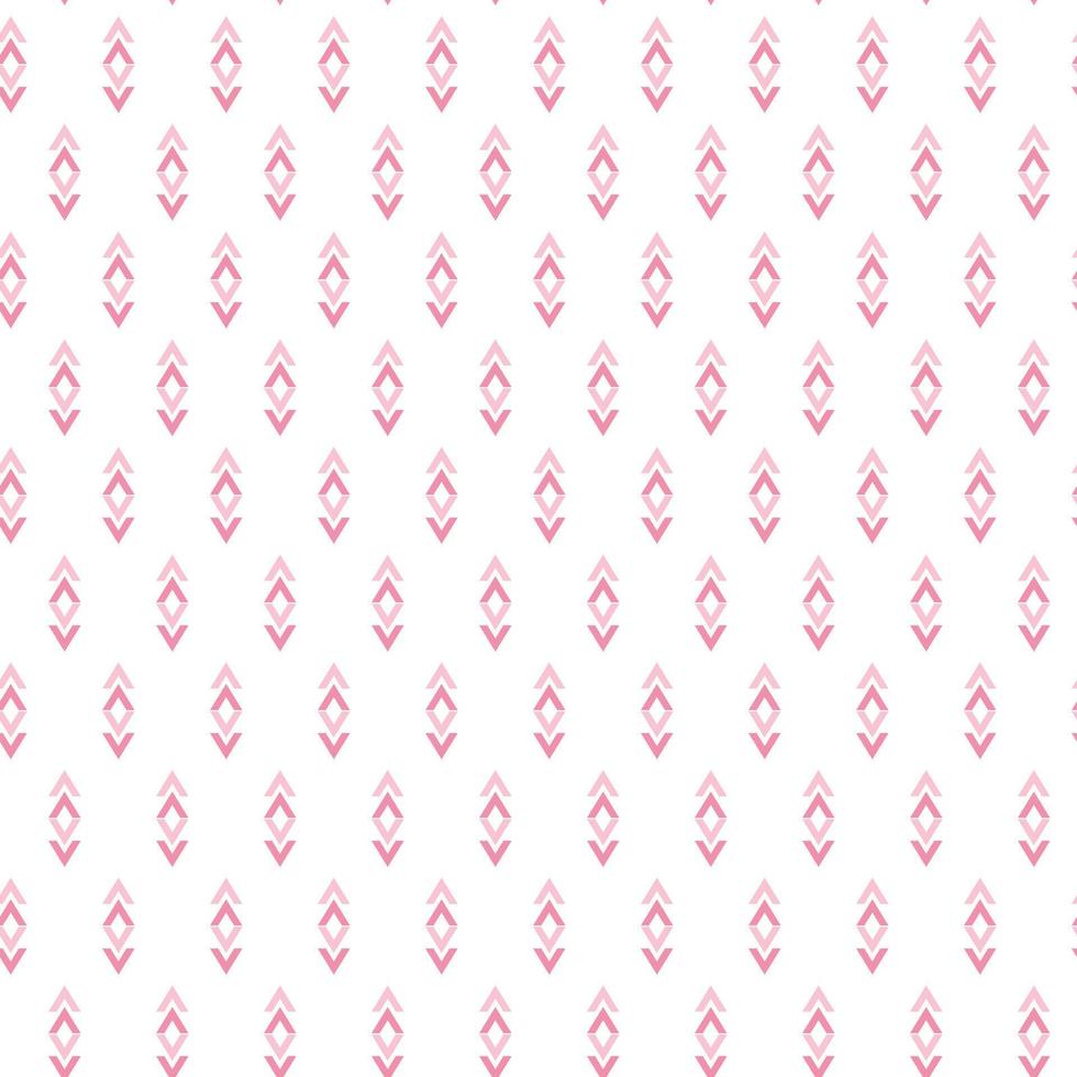 Cute seamless hand-drawn patterns. Stylish modern vector patterns with diamonds of bright pink and light pink color. Funny Children's Repeating Pink Print