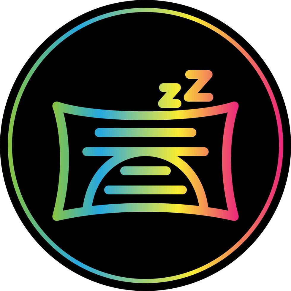 diseño de icono de vector de almohada de bebé