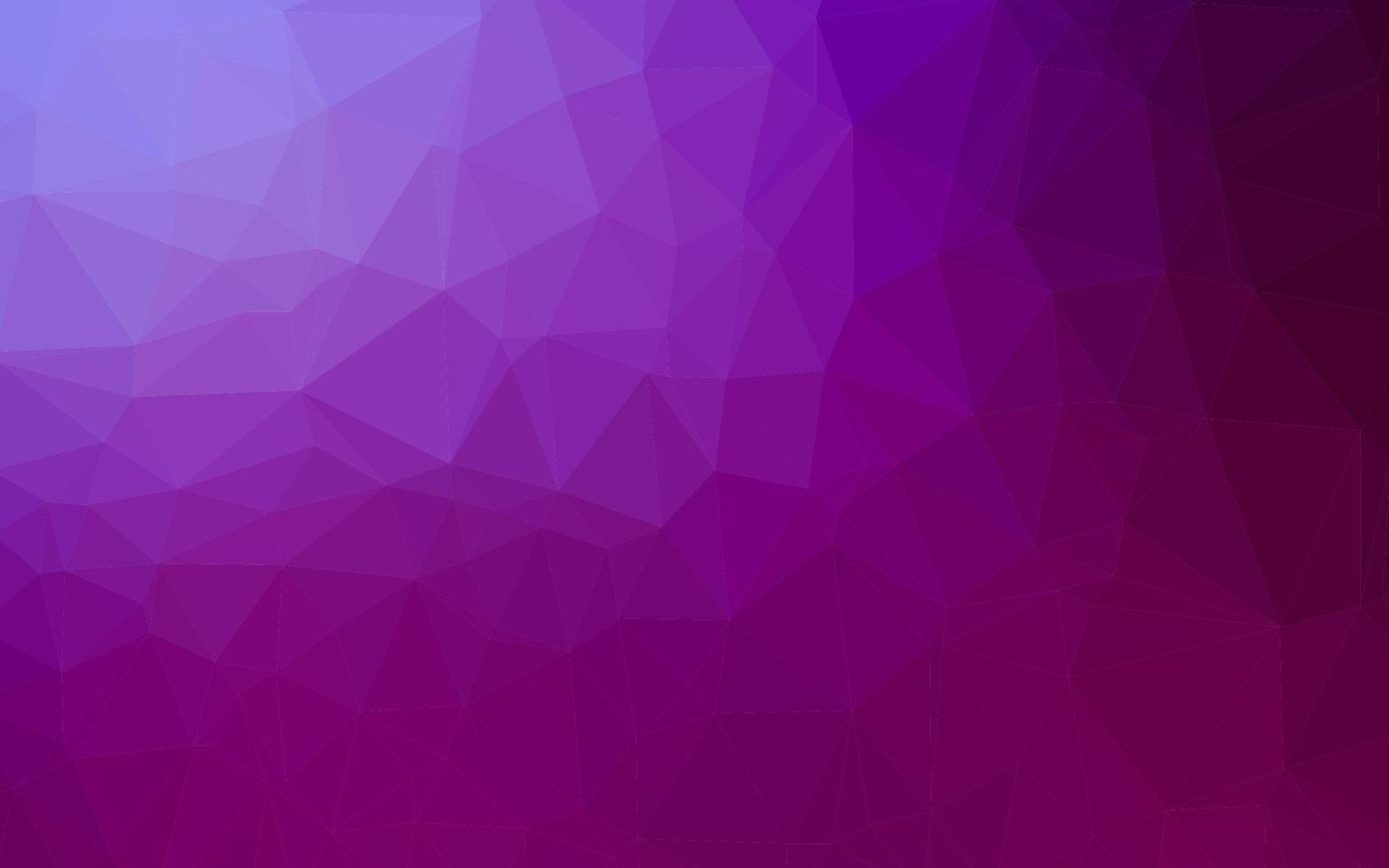 Dark Purple vector polygon abstract layout.