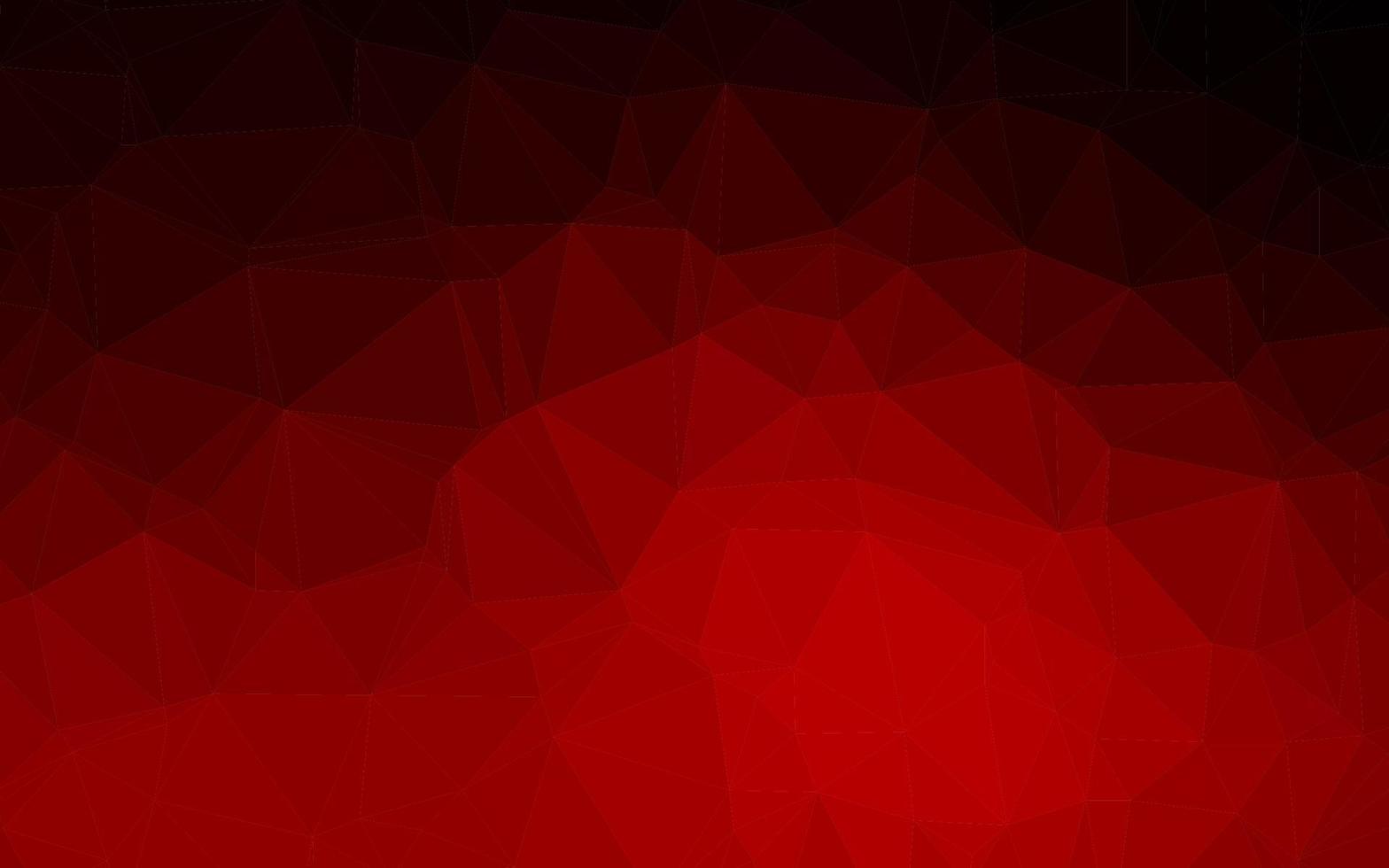 Light Red vector triangle mosaic template.