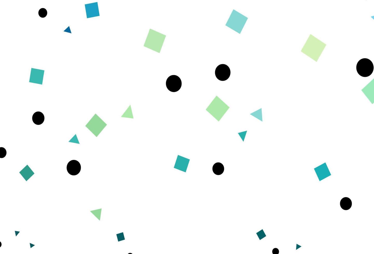 Light Blue, Yellow vector background with triangles, circles, cubes.