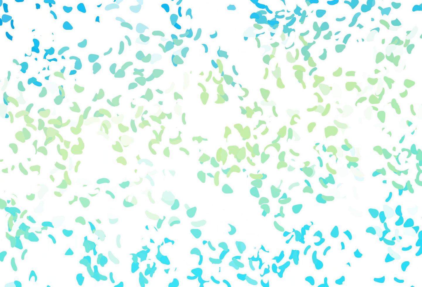 Light blue, yellow vector template with memphis shapes.