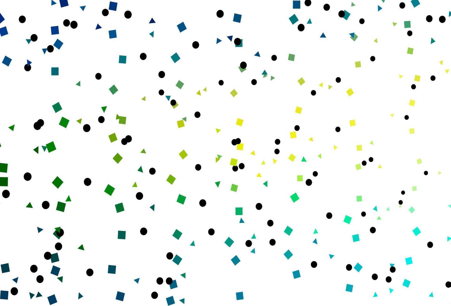 Light Blue, Yellow vector texture in poly style with circles, cubes.