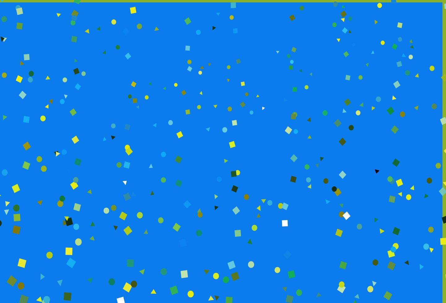 Light Blue, Yellow vector texture in poly style with circles, cubes.