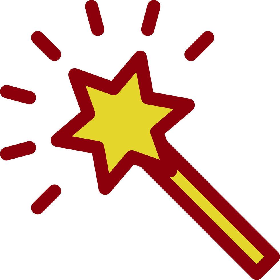 Magic Stick Vector Icon Design