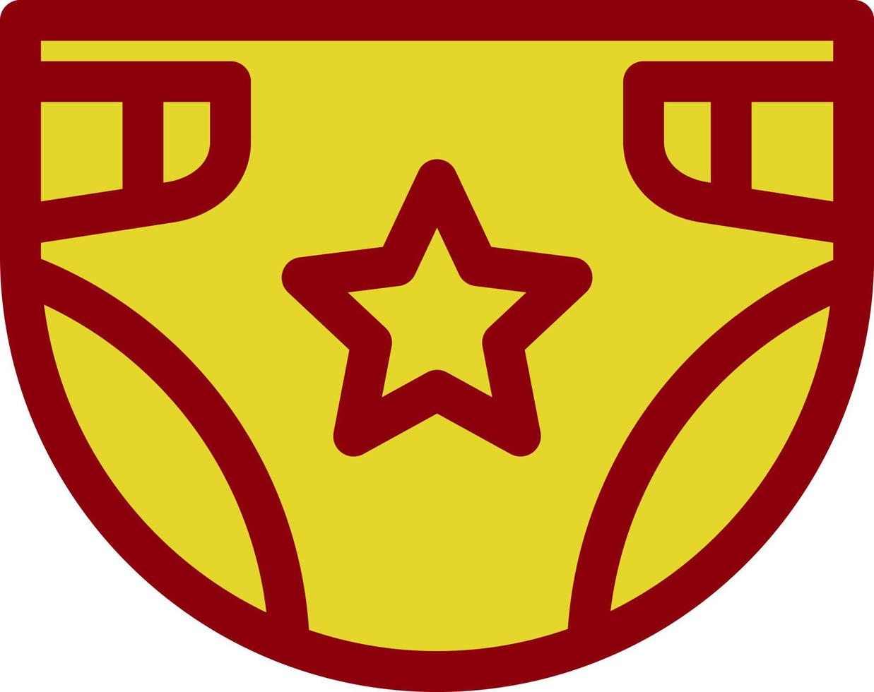 Diaper Vector Icon Design