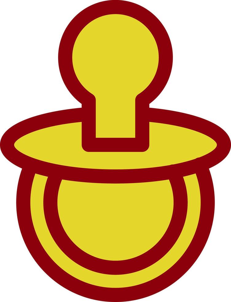 Pacifier Vector Icon Design