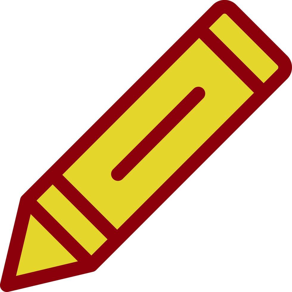 Crayon Vector Icon Design