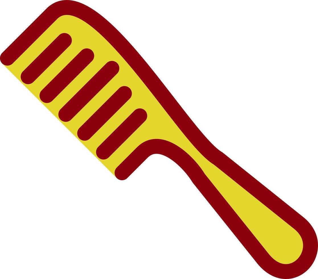 Comb Vector Icon Design