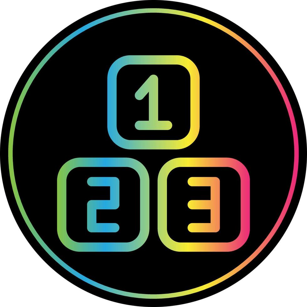 Blocks Vector Icon Design