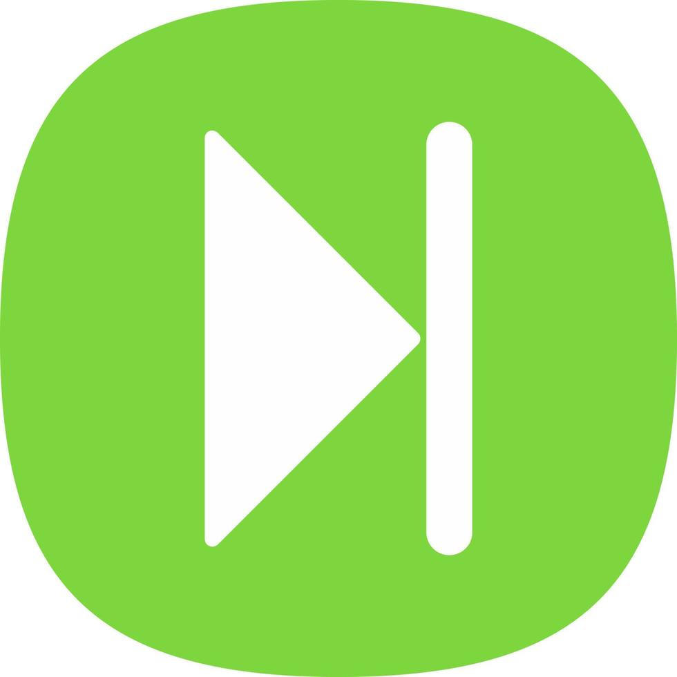 Skip Vector Icon Design